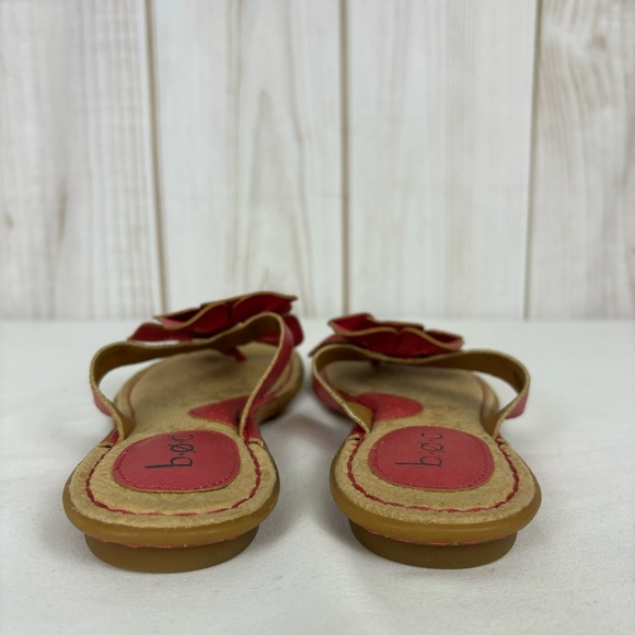 Born of Concept Sandals Low Heel Thong Flip Flop Slides Flower Pink Size 6 - Picture 6 of 12